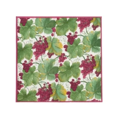 Vineyard Bordeaux Cocktail Napkins - includes 20 Cocktail Napkins