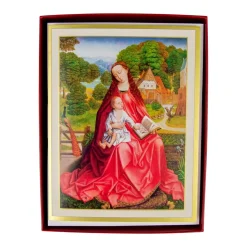 Virgin And Child In A Garden Classic Boxed Christmas Cards - includes 15 cards & envelopes