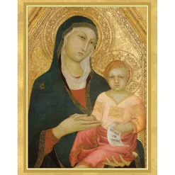 Virgin And Child Personalized Christmas Cards