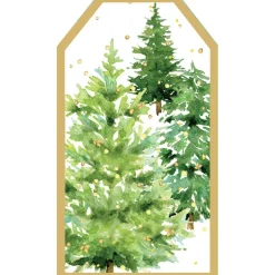 White Christmas Gift Tags - 4 Per Package