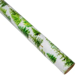 White Christmas Gift Wrap - One 30" X 8' Roll