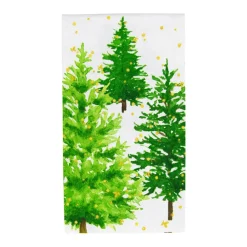 White Christmas Guest Towel Napkins - 15 Per Package