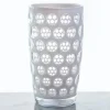 White Lente Acrylic Highball - 1 Each