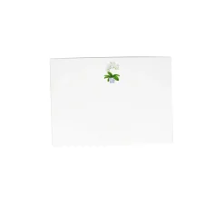 White Orchid Correspondence Cards - 12 Card & Envelopes