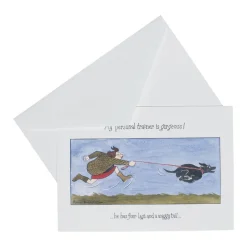 Who's Walking Who? Boxed Note Cards - 8 Note Cards & 8 Envelopes