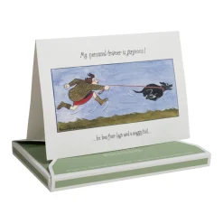 Who's Walking Who? Boxed Note Cards - 8 Note Cards & 8 Envelopes
