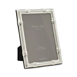 Wide Bamboo 5" x 7" Picture Frame in Silver - 1 Each