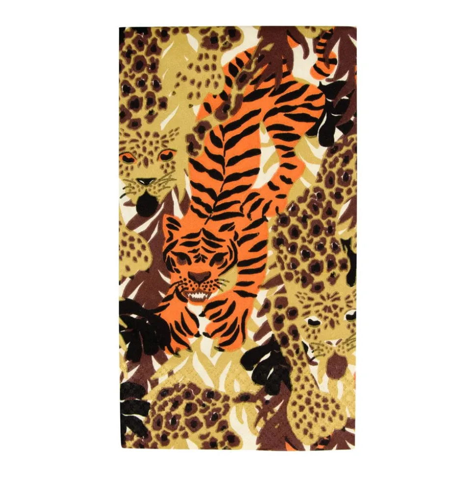 Wild Cats Guest Towel Napkins - 15 Per Package