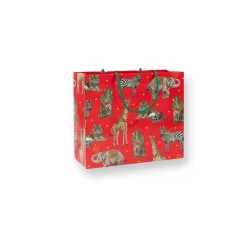 Wild Christmas Red Gift Bags