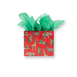 Wild Christmas Red Gift Bags