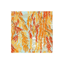 Willows Coral Cocktail Napkins - includes 20 Cocktail Napkins