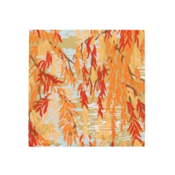 Willows Coral Cocktail Napkins - includes 20 Cocktail Napkins