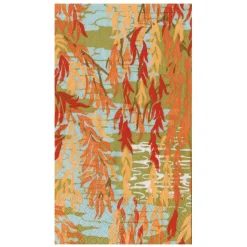 Willows Coral Guest Towels - includes 15 Guest Towels