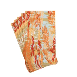 Willows Coral Guest Towels - includes 15 Guest Towels