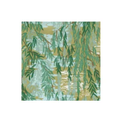 Willows Green Cocktail Napkins - includes 20 Cocktail Napkins