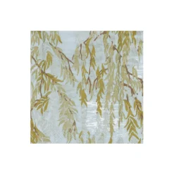 Willows Silver Cocktail Napkins - includes 20 Cocktail Napkins