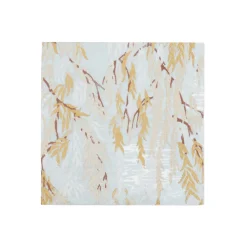 Willows Silver Cocktail Napkins - includes 20 Cocktail Napkins