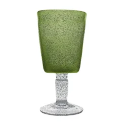 Wine Goblet in Olive Green - Set of 4