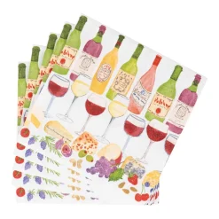 Wine Pairings Cocktail Napkins - 20 Per Package