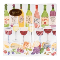 Wine Pairings Cocktail Napkins - 20 Per Package