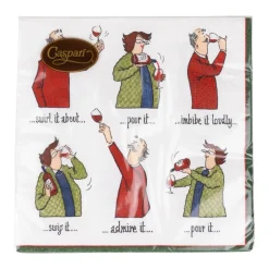 Wine Tasting Cocktail Napkin - includes 20 napkins