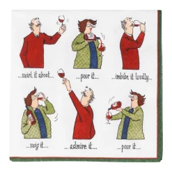 Wine Tasting Cocktail Napkin - includes 20 napkins