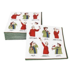 Wine Tasting Cocktail Napkin - includes 20 napkins