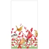 Winter Birds and Berries Recycled Guest Towels - includes 15 Guest Towels