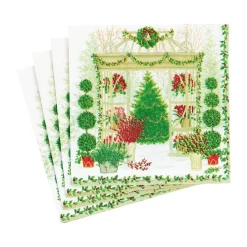 Winter Conservatory Paper Cocktail Napkins - 20 Per Package