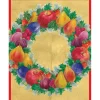 Winter Fruit Wreath Petite Boxed Christmas Cards - includes 15 cards & envelopes