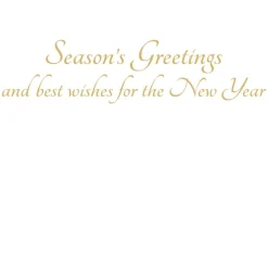 Winter Trees C-Sized Boxed Christmas Cards - 12 Cards & 13 Envelopes