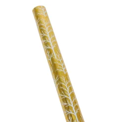 Winter Trees Gold & White Embossed Foil Gift Wrap - One 30" x 6' Roll