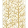 Winter Trees Gold Foil Enclosure Cards & Envelopes - 4 Mini Cards & 4 Envelopes