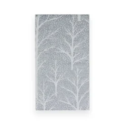 Winter Trees Silver & White Guest Towel Napkins - 15 Per Package