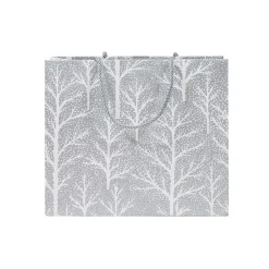 Winter Trees Silver Large Gift Bag - 1 Each
