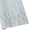 Winter Trees White & Silver Embossed Foil Gift Wrap - One 30" x 6' Roll