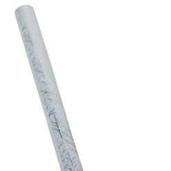 Winter Trees White & Silver Embossed Foil Gift Wrap - One 30" x 6' Roll