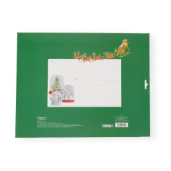 Winter Village Snow Globe Cmas Advents 3-D/Die-Cut/Stand(App)