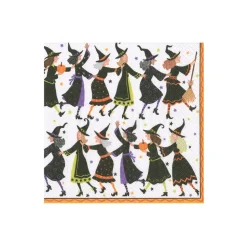 Witches Conga Line Boxed Cocktail Napkins - 40 Per Box