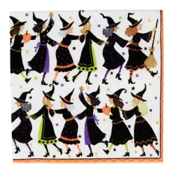 Witches Conga Line Cocktail Napkins - 20 Per Package