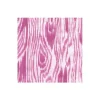 Woodgrain Fuchsia Boxed Cocktail Napkins - 40 Per Box