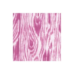 Woodgrain Fuchsia Cocktail Napkins - 20 Per Package