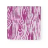 Woodgrain Fuchsia Luncheon Napkins - 20 Per Package