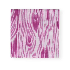 Woodgrain Fuchsia Luncheon Napkins - 20 Per Package
