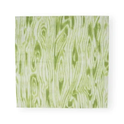 Woodgrain Moss Green Luncheon Napkins - 20 Per Package