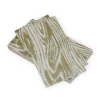 Woodgrain Silver & Gold Guest Towel Napkins - 15 Per Package
