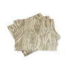 Woodgrain Silver & Gold Napkin Dinner - 20 Per Package