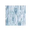 Woodgrain Stone Blue Boxed Cocktail Napkins - 40 Per Box