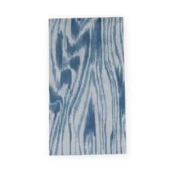 Woodgrain Stone Blue Guest Towel Napkins - 15 Per Package