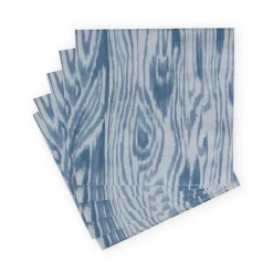 Woodgrain Stone Blue Napkin Dinner - 20 Per Package